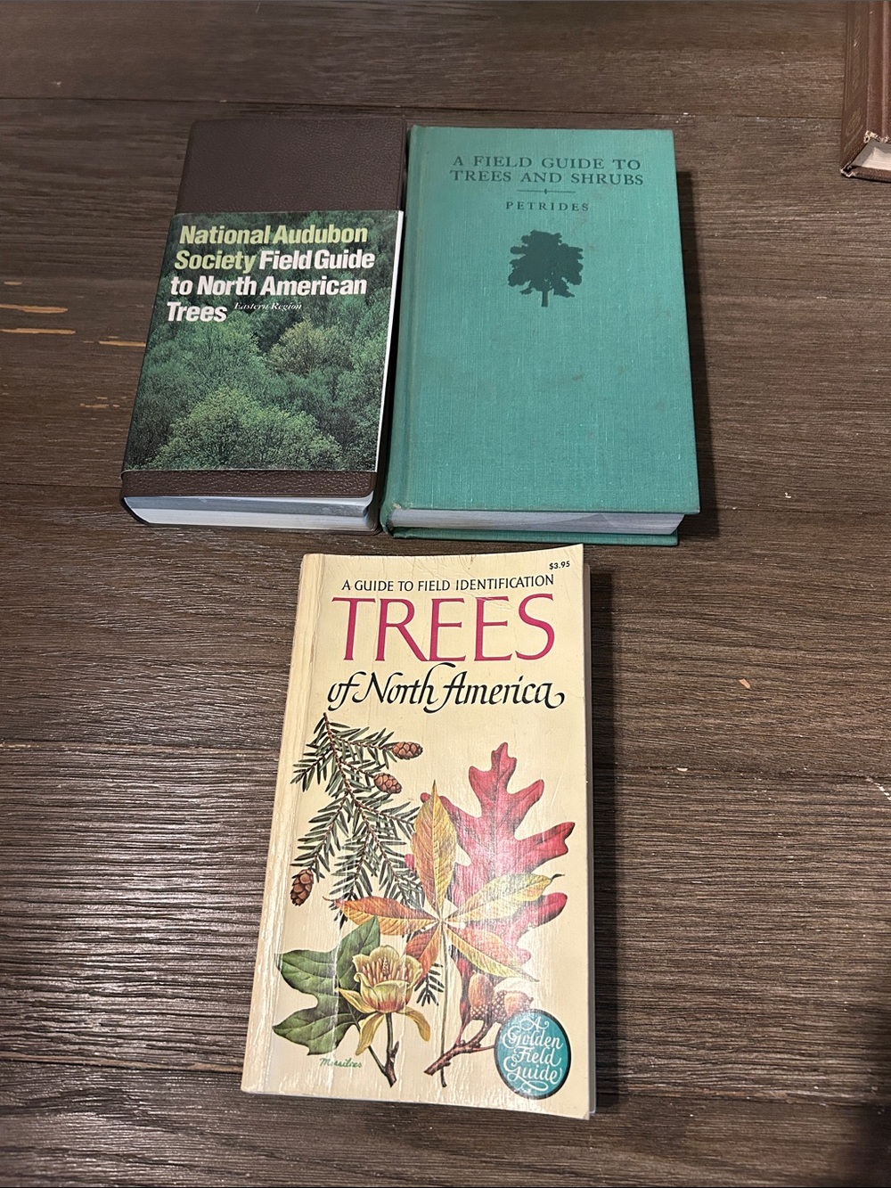 Field guides to Trees and shrubs North America 3 books Audubon peterson